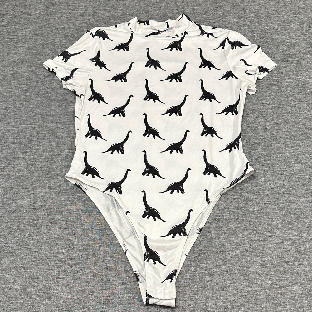 SHEIN Dinosaur Print Bodysuit